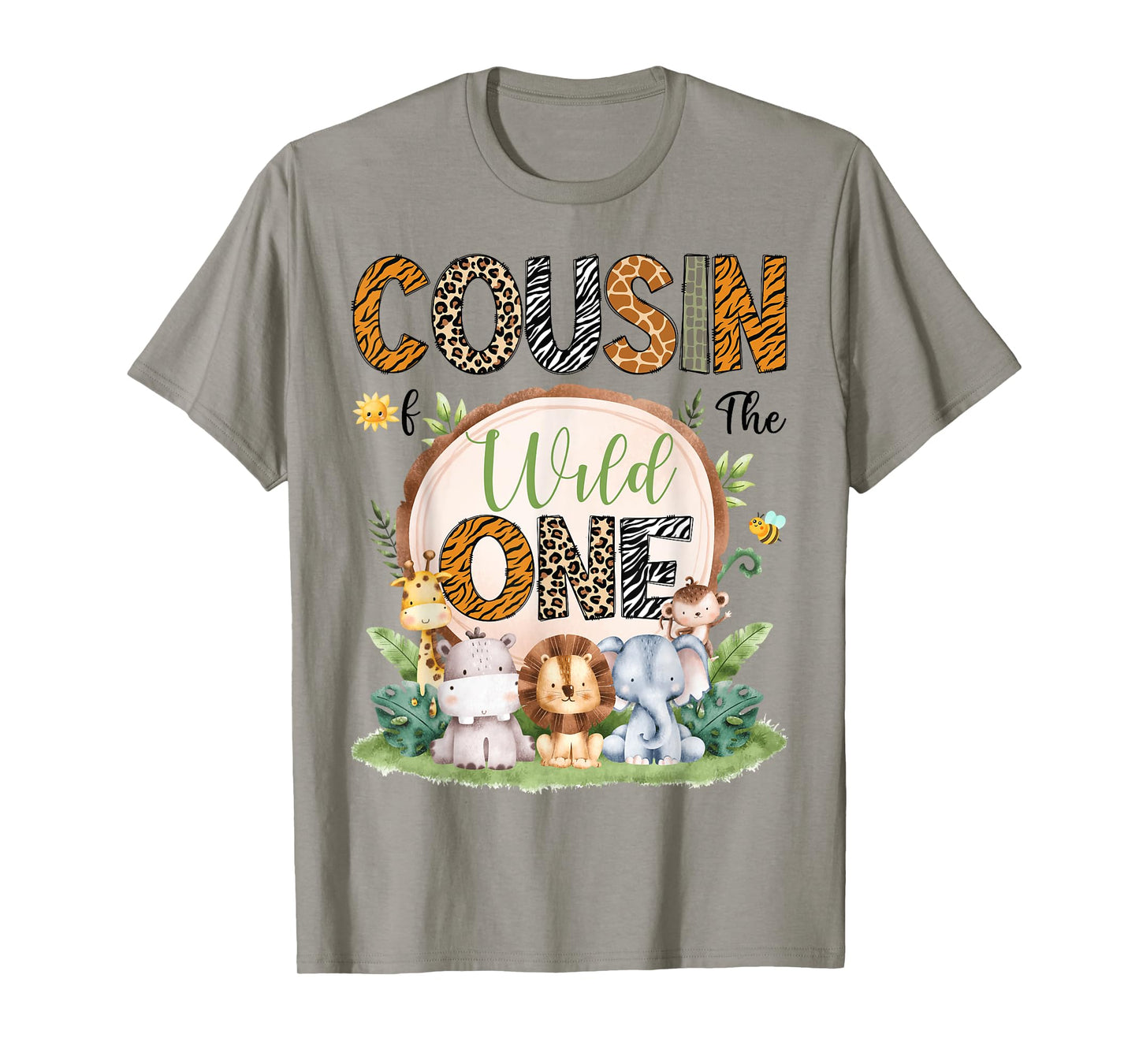 Cousin Of The Wild One 1St Birthday Boy Safari Jungle T-Shirt