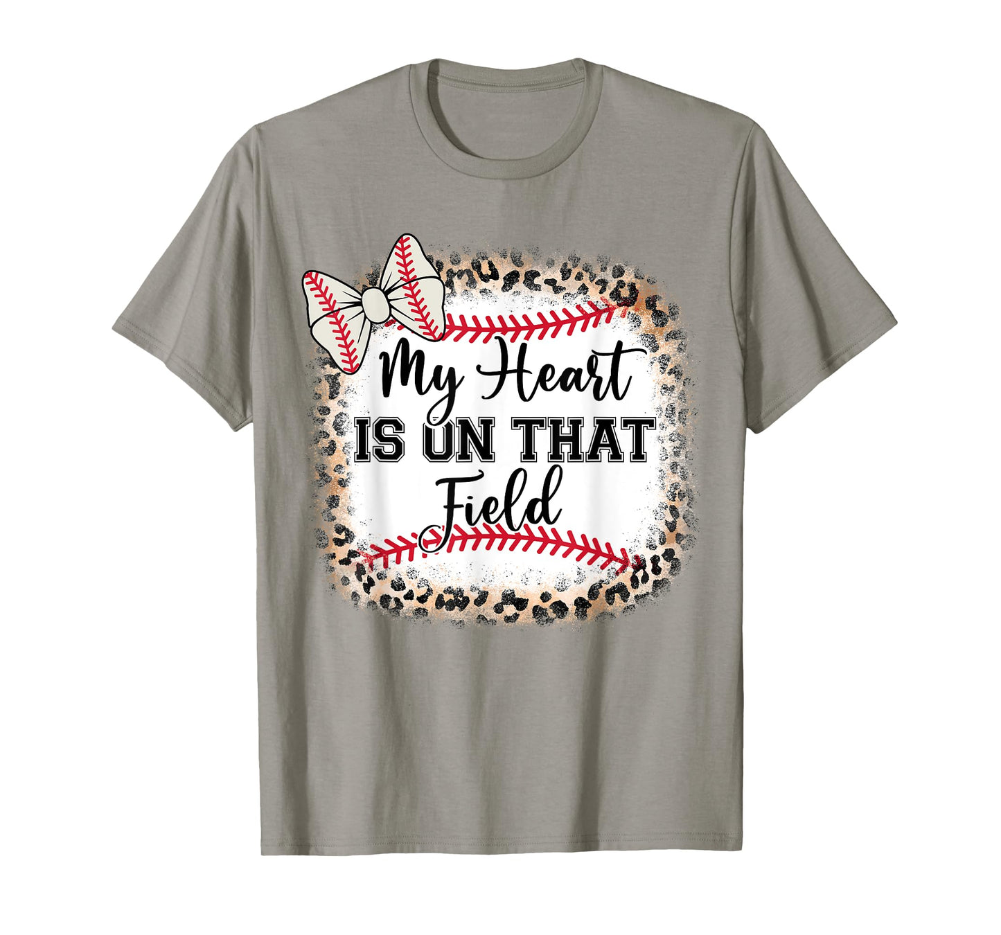 Cute Baseball Mom My Heart on That Field Sister Girl Toddler T-Shirt
