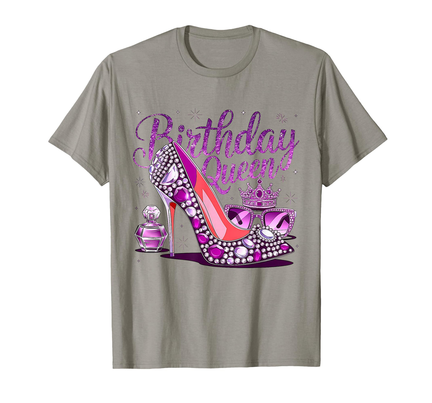 Birthday Queen Happy Birthday Party Girls Women T-Shirt