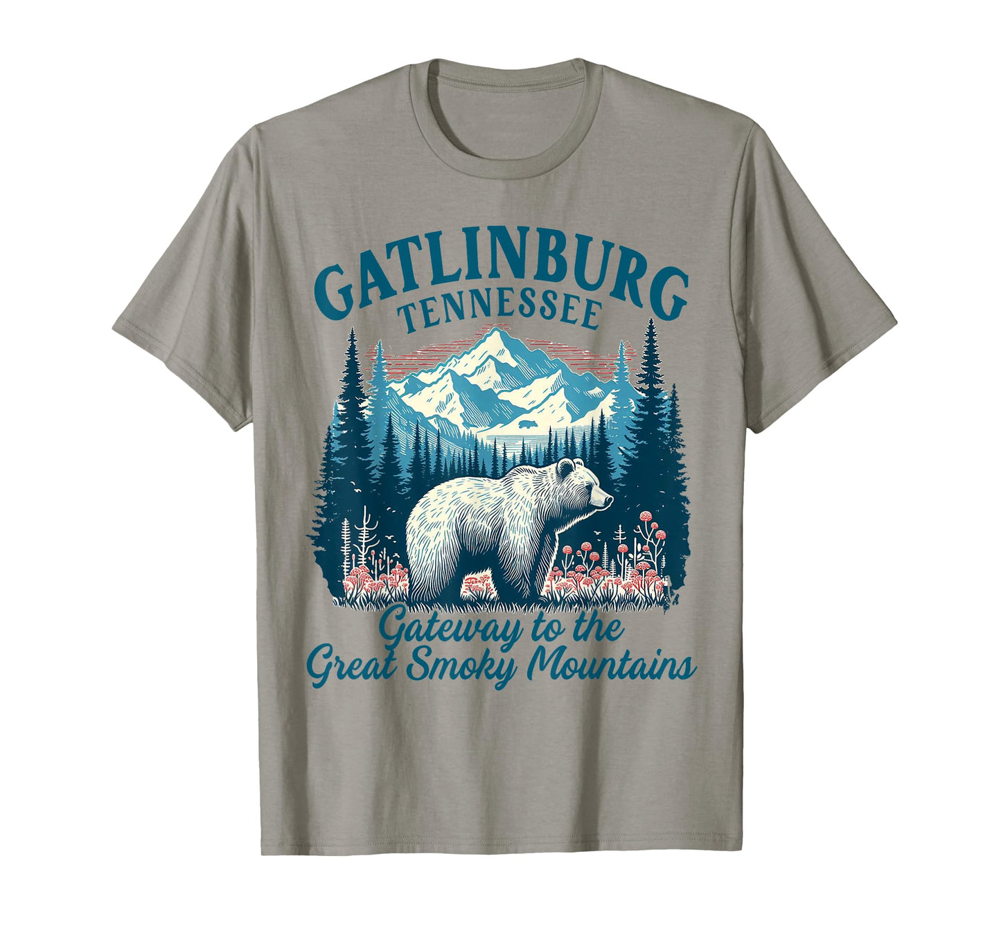 Gatlinburg Great Smoky Mountains Tennessee Exploring Travel T-Shirt
