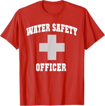 Sarcastic WATER SAFETY OFFICER Boys Vacay Swim Cruise T-Shirt