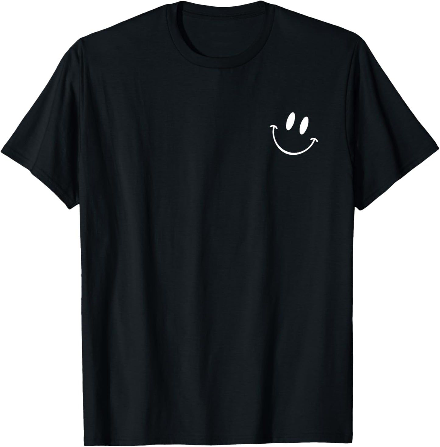 Funny Smiling Emoticon Men Women Happy Face Smile T-Shirt