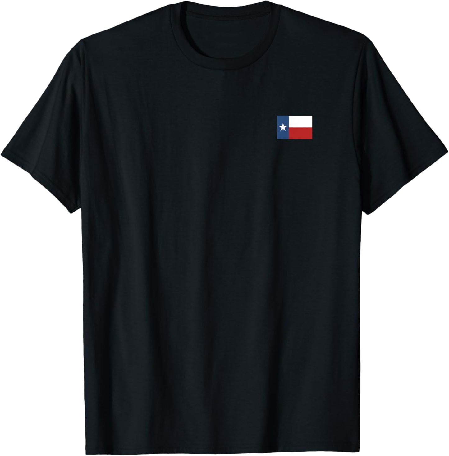 Texas T shirt Women Men | Left Chest Texas State Flag T-Shirt