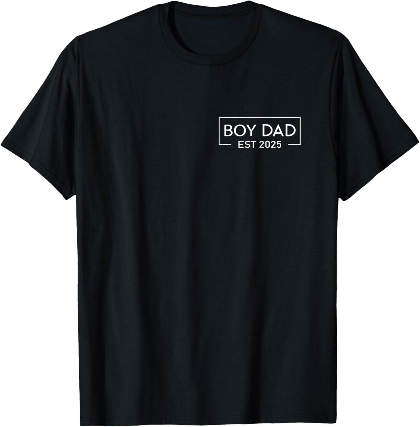 Boy Dad Est. 2025 Logo 2025 Loading New Dad Of Boy 2025 T-Shirt