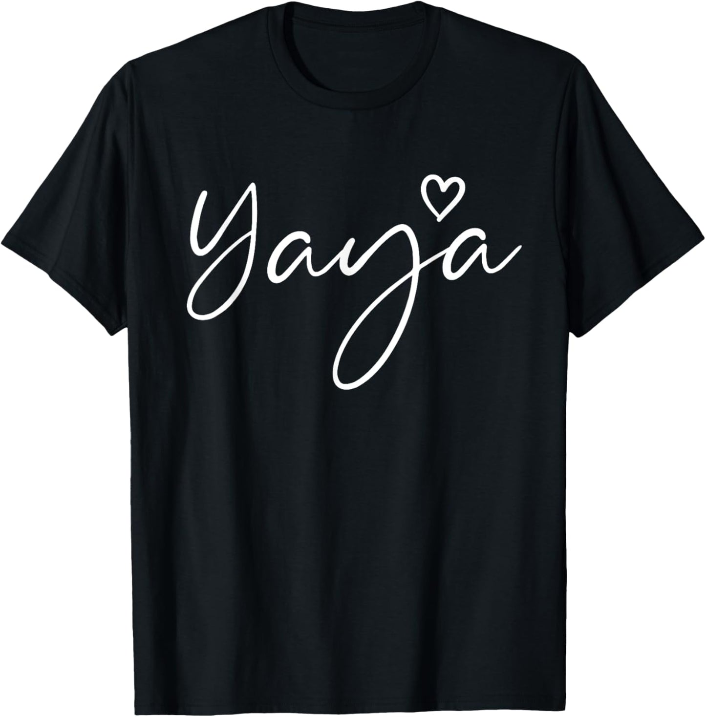 Yaya Gifts For Women Grandma Heart Mother's Day Yaya T-Shirt