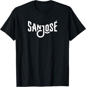 San Jose Logo (White) - San Jose, California T-Shirt