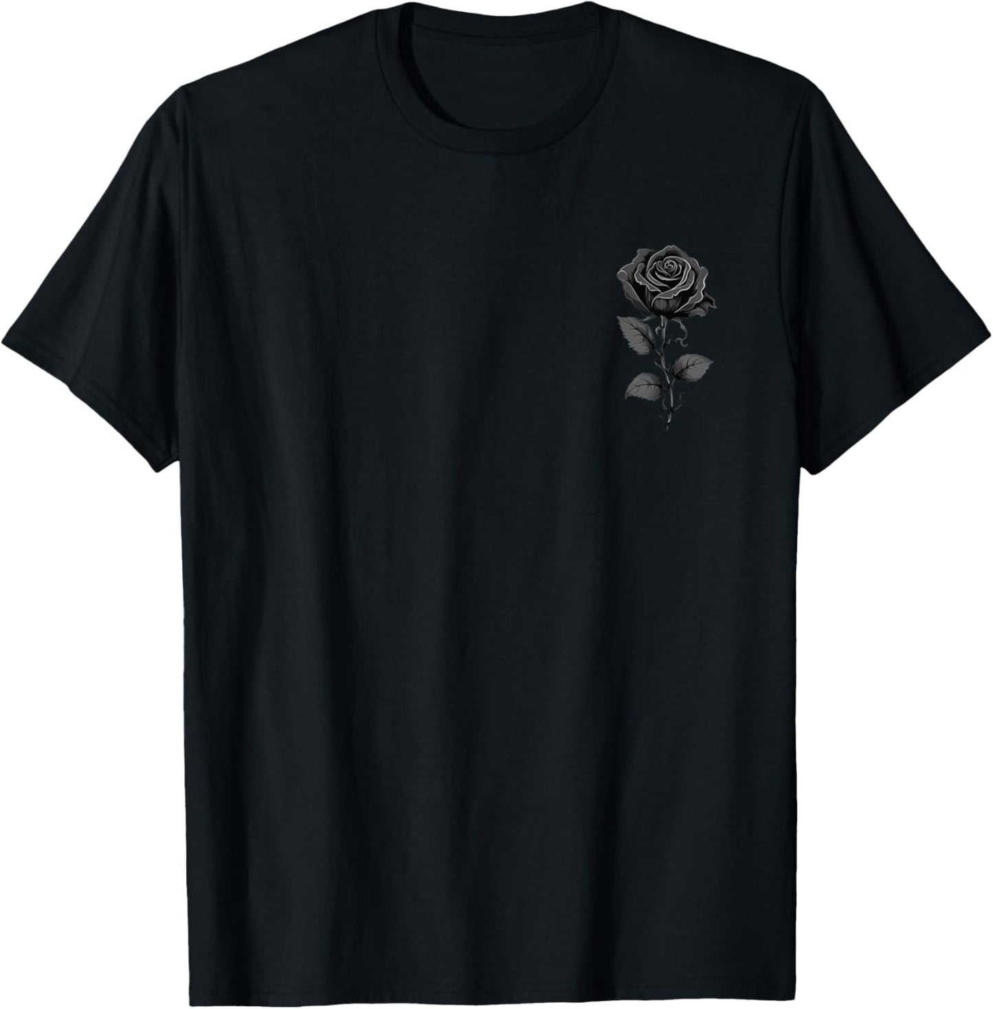 199 Flowers Black Rose Graphic T-Shirt, Small