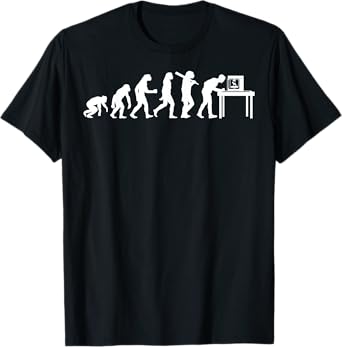 Funny 3D Printer Designs Men Women 3D Printing Evolution T-Shirt