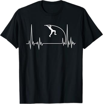 Funny Pole Vaulting Design Men Women Track And Field Vaulter T-Shirt