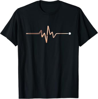 Billiard Pool Heartbeat Billiards Players 8 Ball Men Women T-Shirt