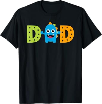 Dad of the Birthday Monster 1st Birthday Family Daddy T-Shirt