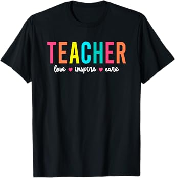 Retro Teacher Inspirational Back to School Costume T-Shirt