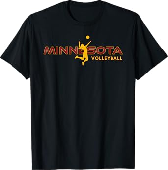 Minneapolis Sports St Paul Twin Cities Minnesota Volleyball T-Shirt