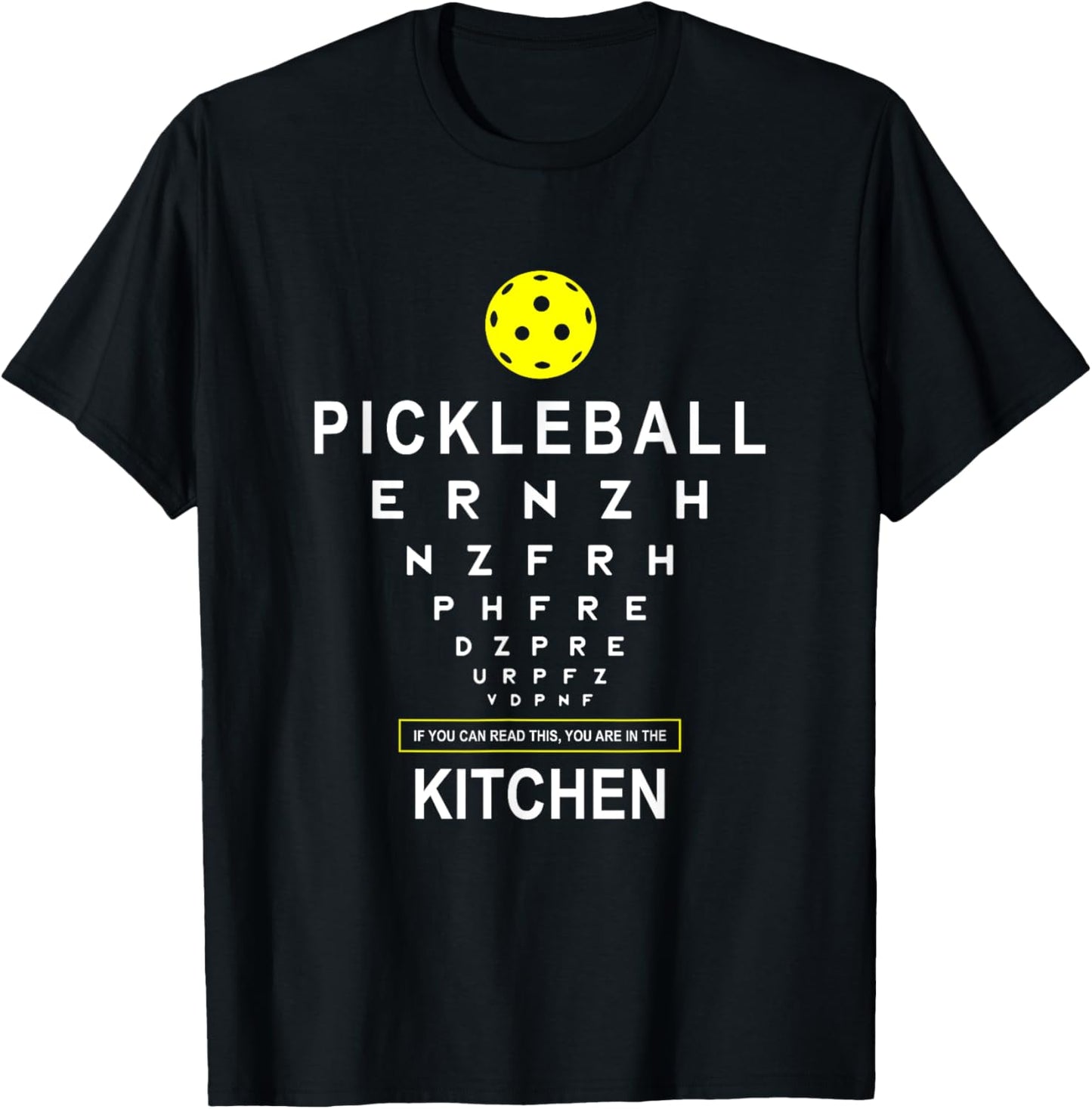 Funny Pickleball Shirt If You Can Read This Kitchen Joke T-Shirt