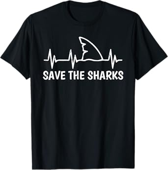 Save The Shark Ocean Sea Animal Men Women Kids T-Shirt