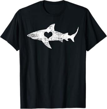 Hai Motiv Taucher Geschenk | Weier Hai Liebhaber Shark Diver T-Shirt - Men's Unisex Black Small Classic Fit Crew Neck Short Sleeve