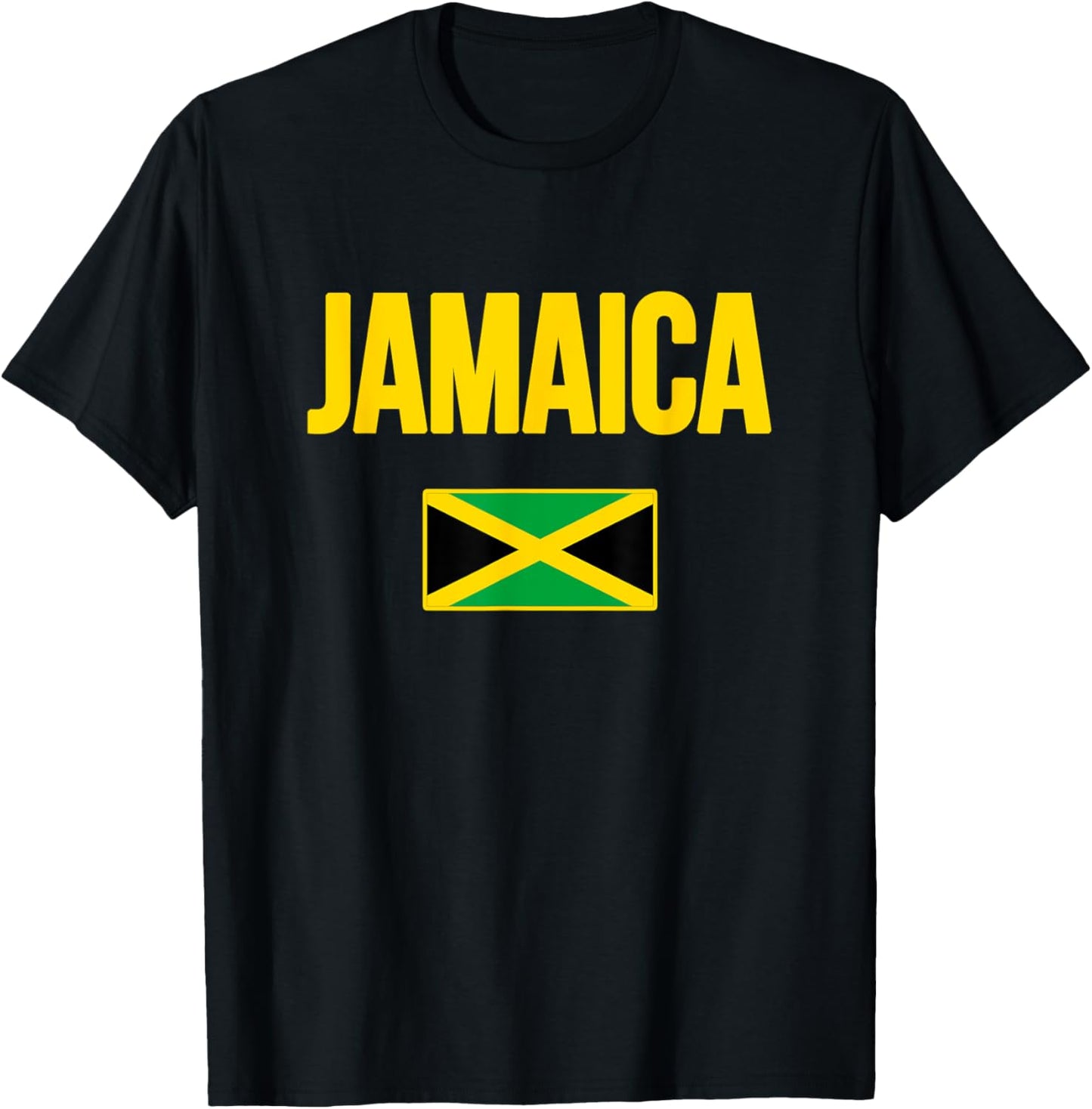 Jamaican Flag Jamaica Souvenir Love Travel Vacation T-Shirt