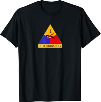 1st Armored Division Shirt Army WWII Old Ironsides T-Shirt