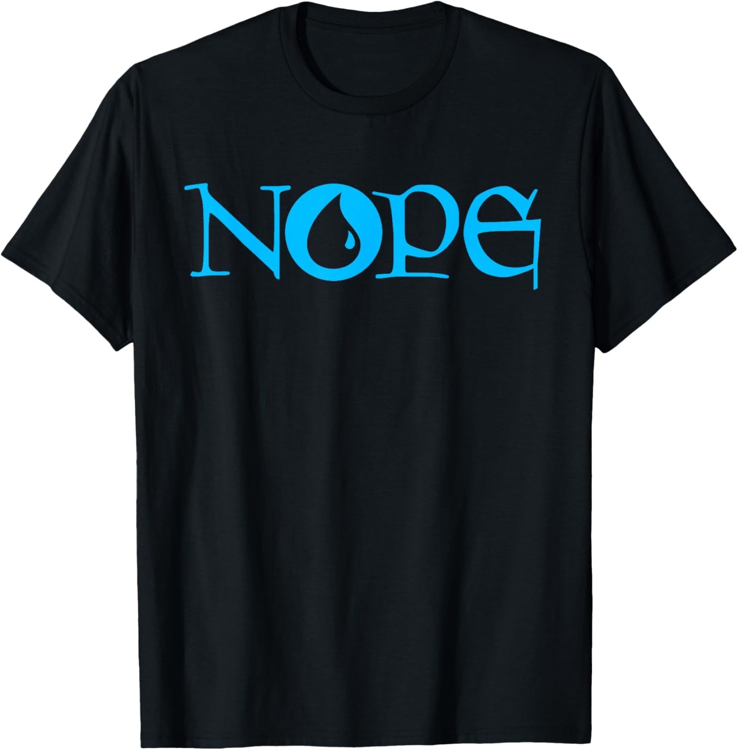 NOPE | Dark Blue Magic | Island Mana Symbol T-Shirt