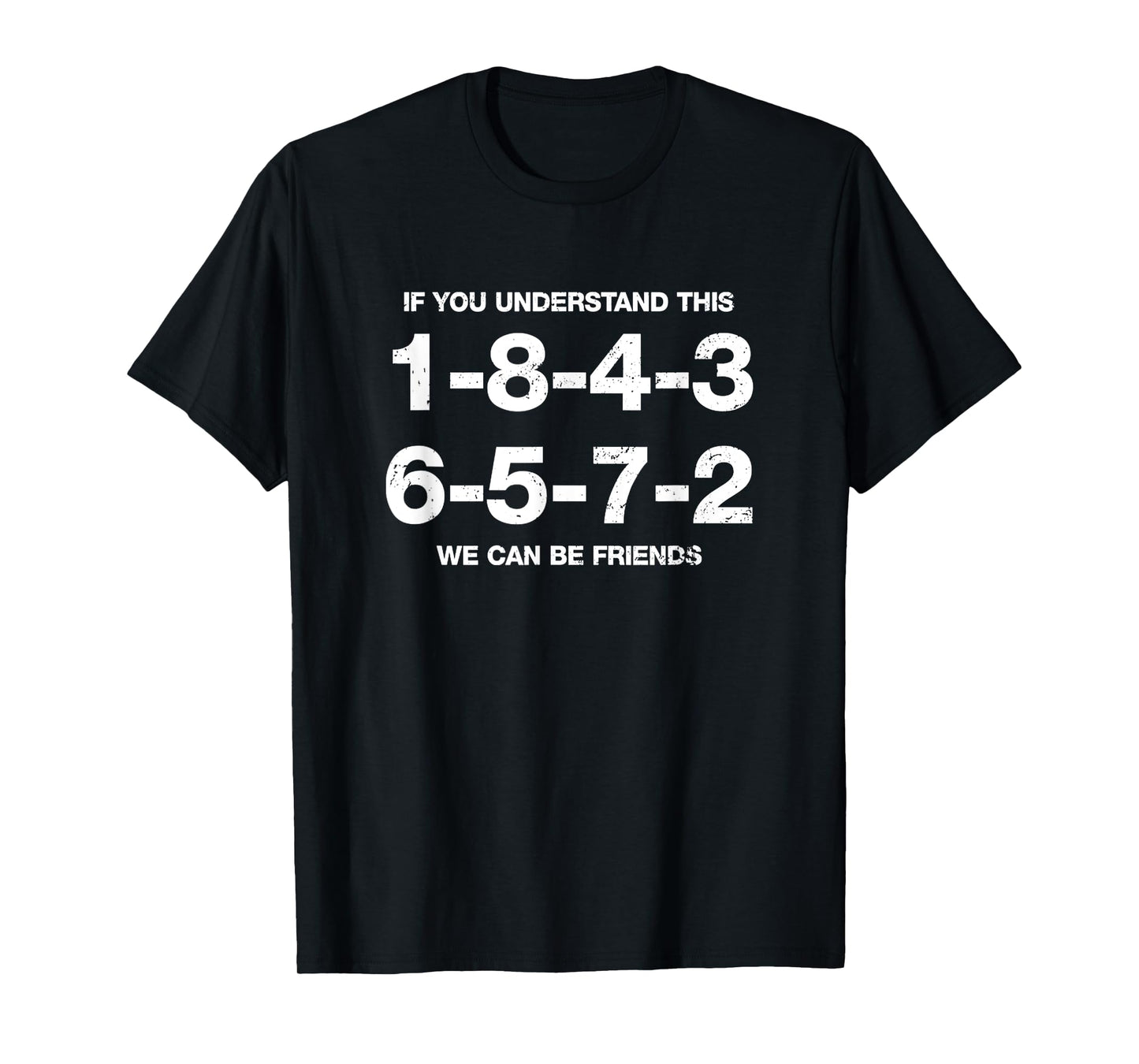 1 8 4 3 6 5 7 2 Firing Order Funny Offensive Car Engine T-Shirt