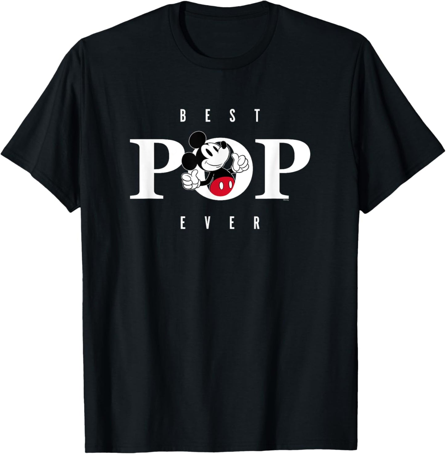 Disney Mickey Mouse Thumbs Up Best Pop Ever Father’s Day T-Shirt