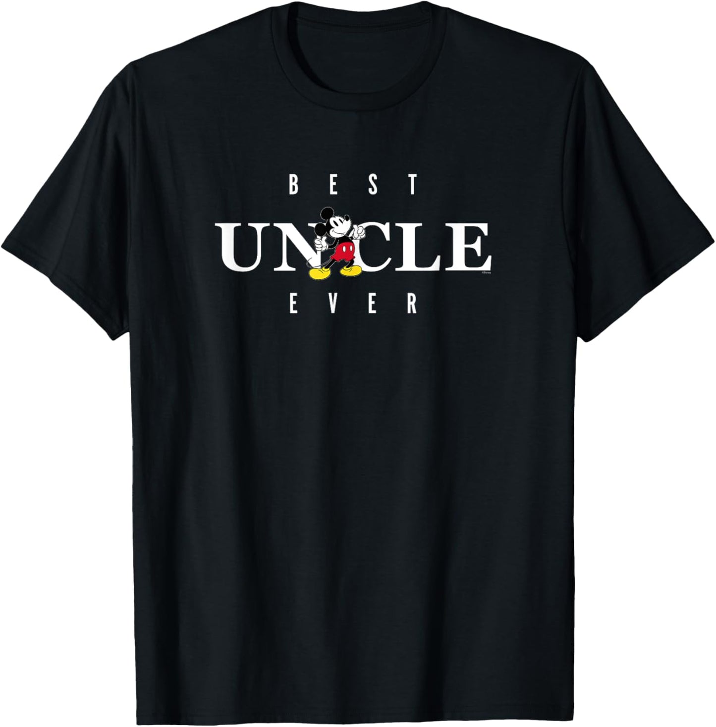 Disney Mickey Mouse Thumbs Up Best Uncle Ever Father’s Day T-Shirt