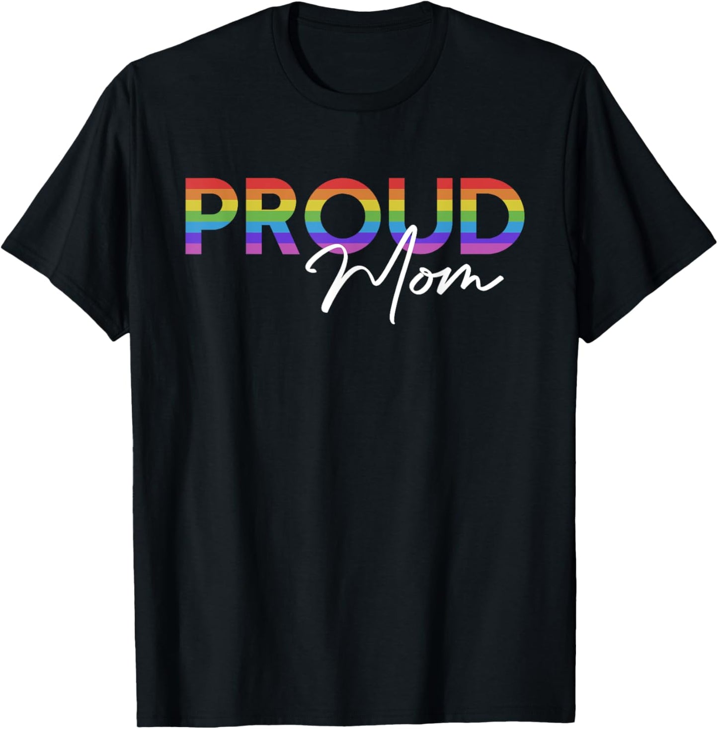 Queer Pride Proud Mom Rainbow Equality Pride Month LGBT T-Shirt