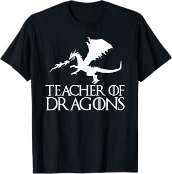 Teacher of Dragons - Funny Halloween Costume Gift T-Shirt
