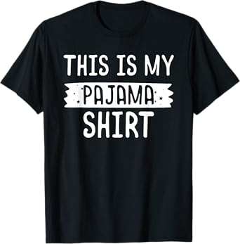 Kids This Is My Pajama TShirt PJ Top Teen Boys Girls Bedtime T-Shirt