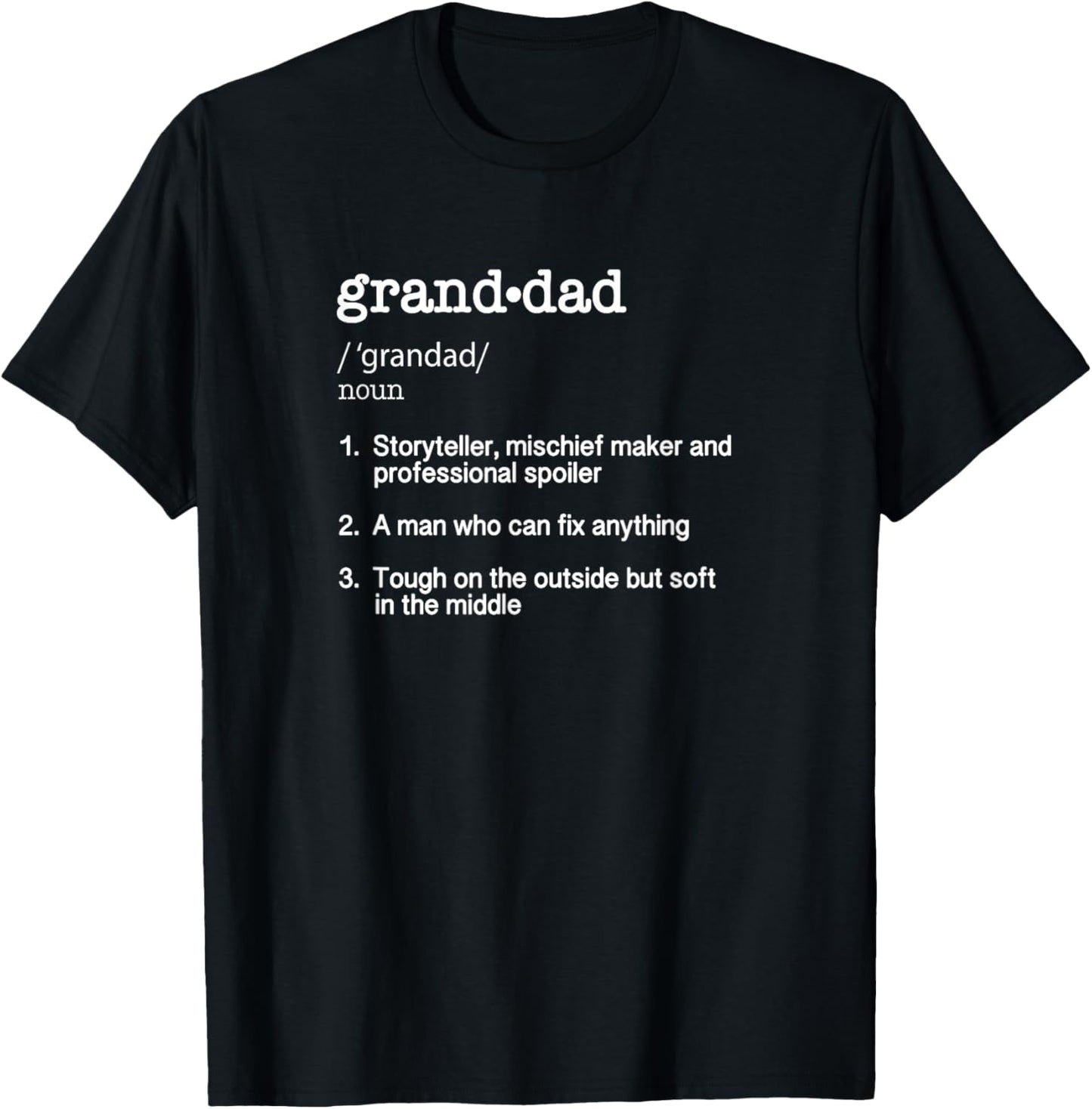 Granddad Definition T Shirt - Funny Father's Day Gift Tee T-Shirt