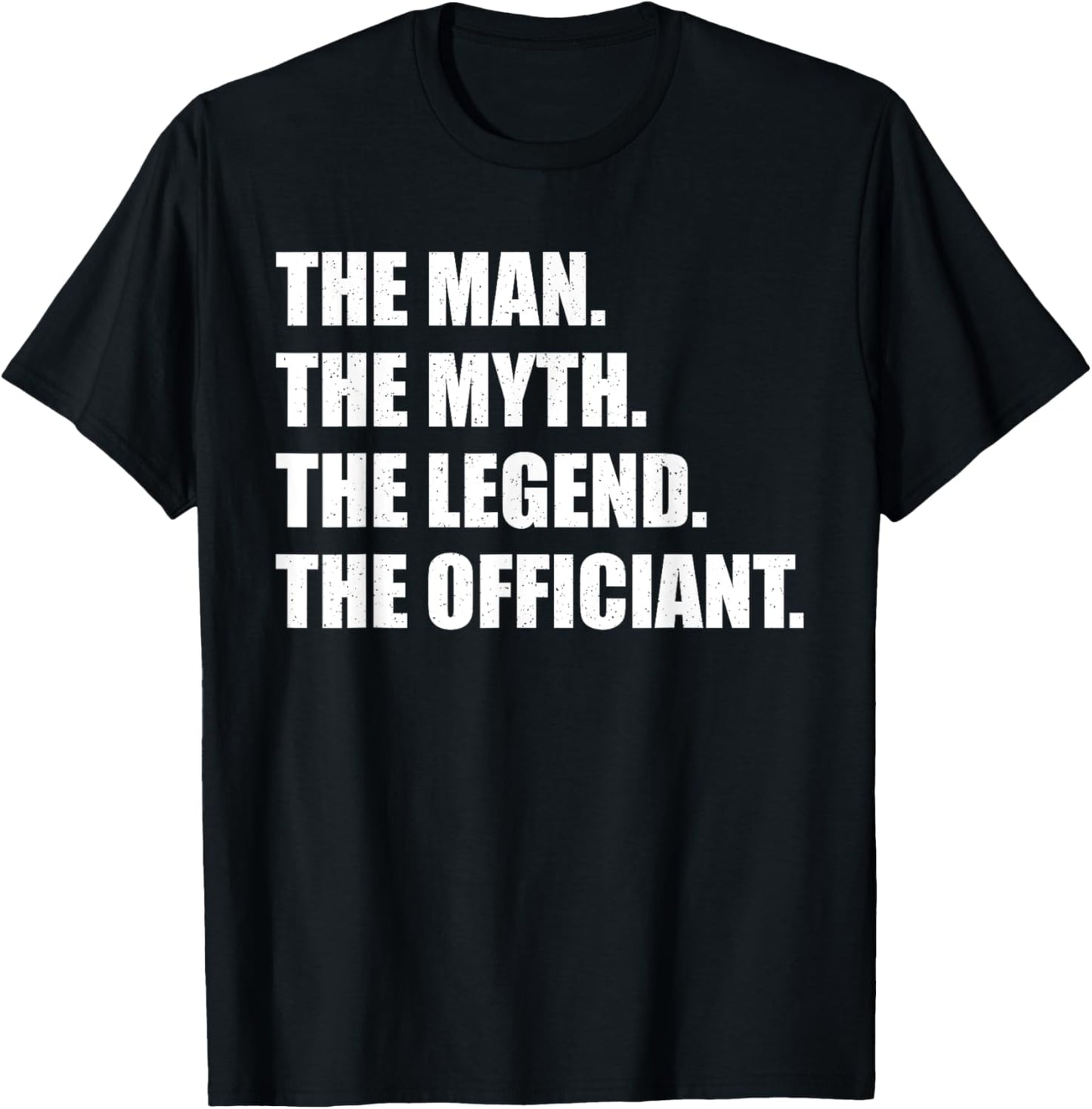Funny Wedding Officiant Art For Men Dad Ordained Minister T-Shirt
