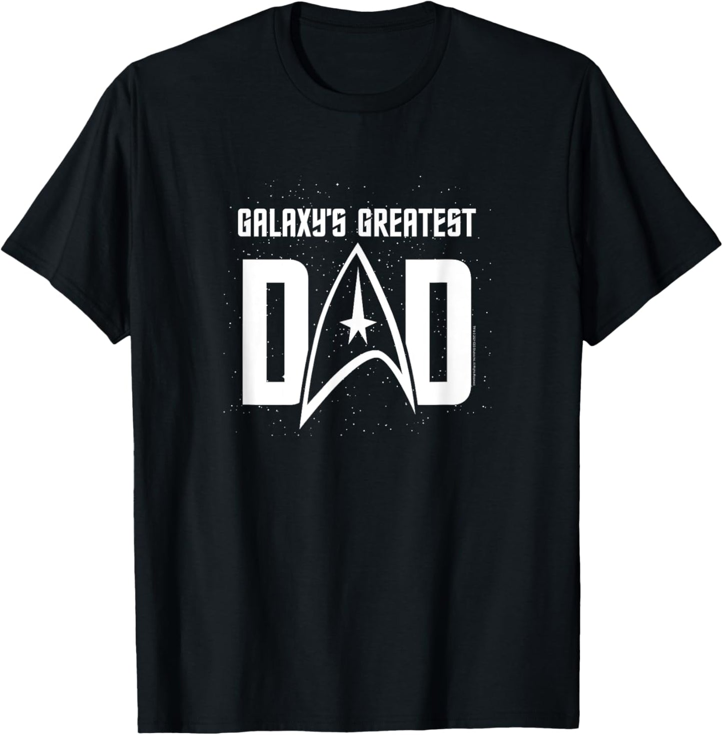 Star Trek Father's Day Galaxy's Greatest Dad Badge T-Shirt