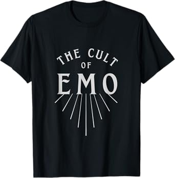 The Cult of Emo โ Dark Alt Grunge Aesthetic Design T-Shirt