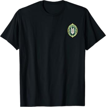 Wicked Wizard Face Emerald City Front & Back T-Shirt