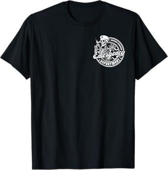 Emergency Department Skeleton ER Nurse Halloween 2 Sided T-Shirt
