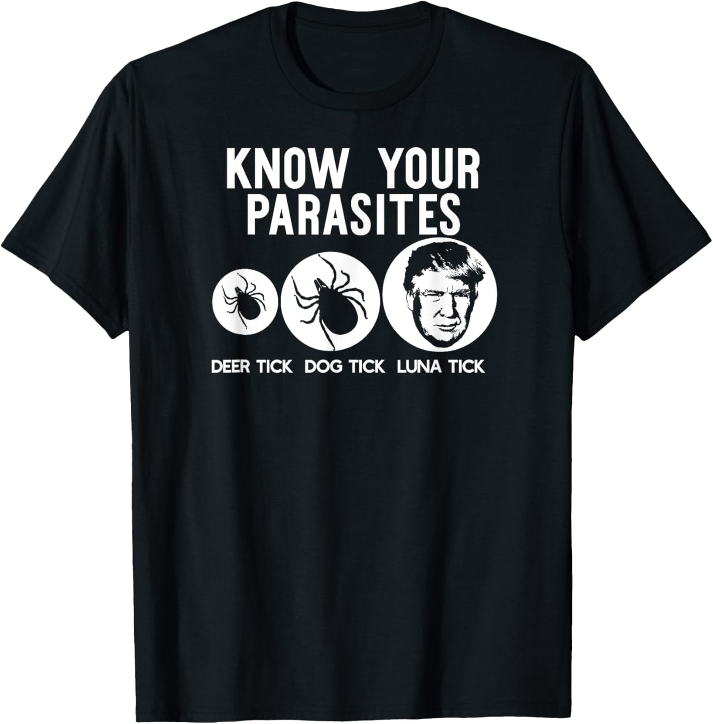 KNOW YOUR PARASITES Anti-Trump RESIST T Shirt Funny Gift T-Shirt