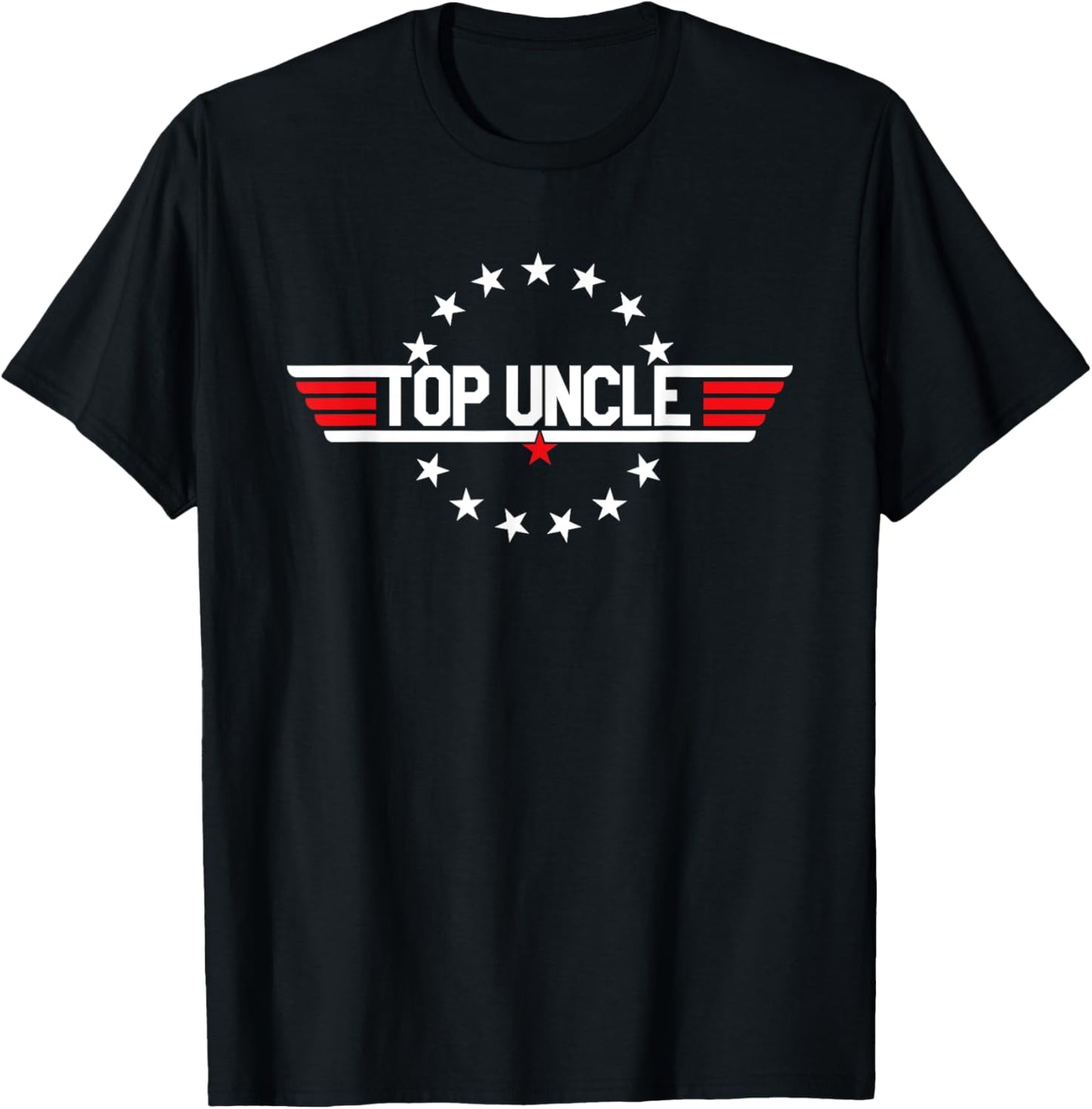 Top Uncle Funny Vintage 80s 80's Uncle Father's Day T-Shirt