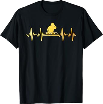 Funny DJ Art For Men Women Vinyl Record Lover Disc Jockey DJ T-Shirt
