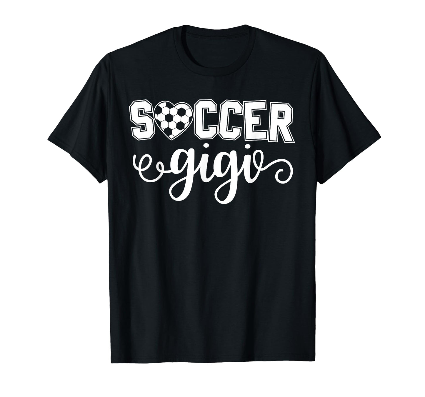 Soccer Gigi Grandma Sport Lover Birthday Mother's Day T-Shirt