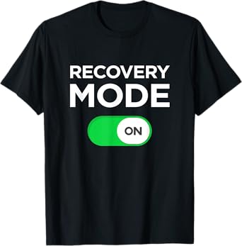 Recovery Mode On Get Well Soon Injury Illness Girl Men Kids T-Shirt