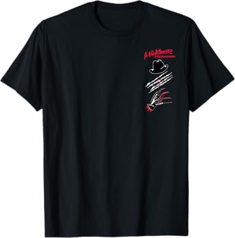 Nightmare on Elm Street Films - Freddy Krueger Hat and Glove T-Shirt