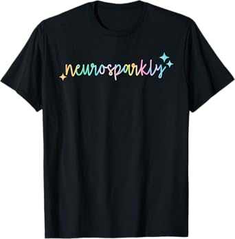 Retro Neurodivergent Neuro Autism Spectrum ADHD T-Shirt