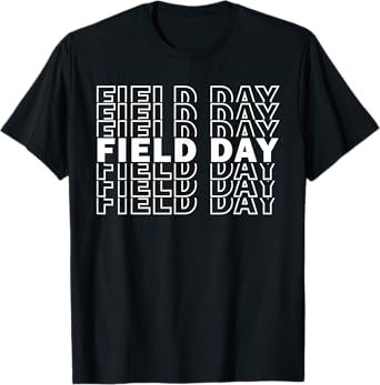 Retro Field Day for Kids Boys Girls & Teachers T-Shirt