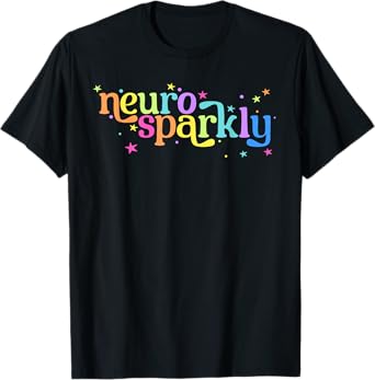 Retro Neurodivergent Neuro Autism Spectrum ADHD T-Shirt