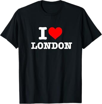 London - I Love London - I Heart London T-Shirt