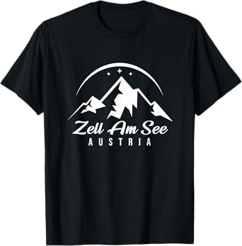 Zell Am See Austria Ski Resort Skiing Snowboarding T-Shirt