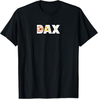 Dax Name Cool Auto Detailing Flames So Fast T-Shirt