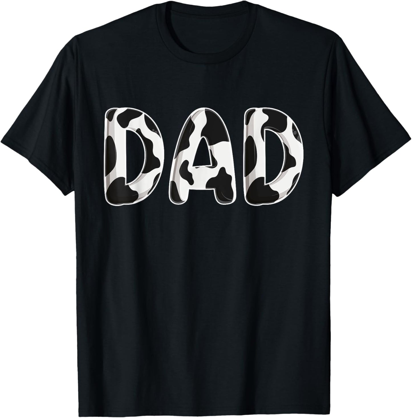 Cow Dad Birthday Family Matching Fathers Day Boy Girl Farm T-Shirt