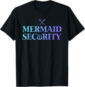 Merman Mermaid Security T-Shirt