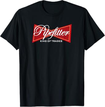 Steamfitter T-shirt Pipefitter Gift Tee Piping Fitter T-Shirt
